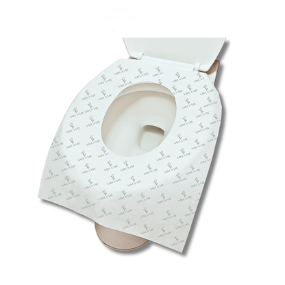 Flushable Toilet Seat Covers | Individually Wrapped | Travel Pack | (20 On-the-Go Singles)